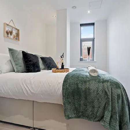 City Centre Luxury Apartment , Sofa Bed, Wifi, Netflix, Urban Retreat Leicester Extérieur photo