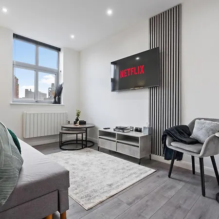 City Centre Luxury Apartment , Sofa Bed, Wifi, Netflix, Urban Retreat Leicester Extérieur photo